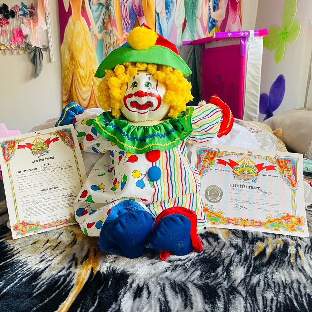Cabbage patch kids clown